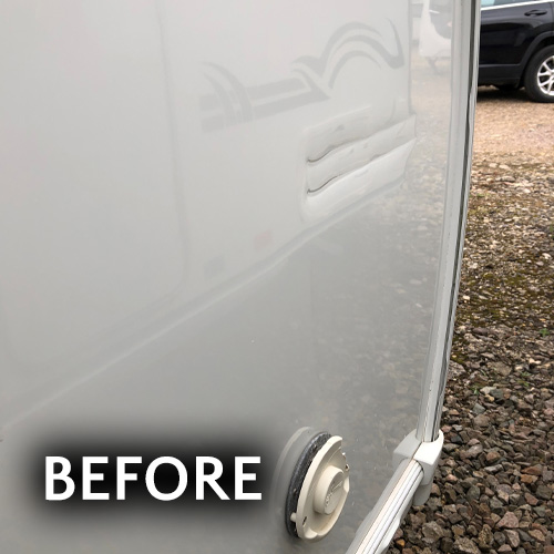 caravan-side-panel-dent-repairs-before