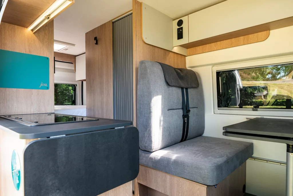 Joa Camp Panel Van Kitchen And Lounge
