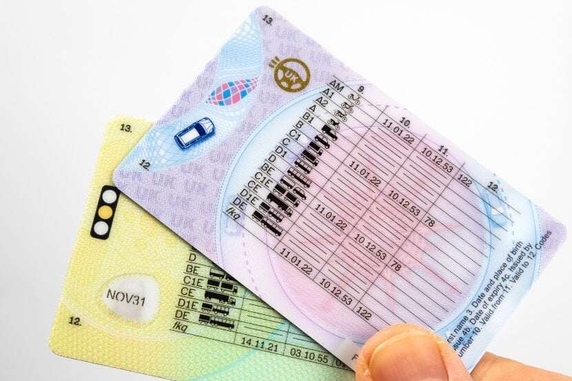 B+E Driving Licence